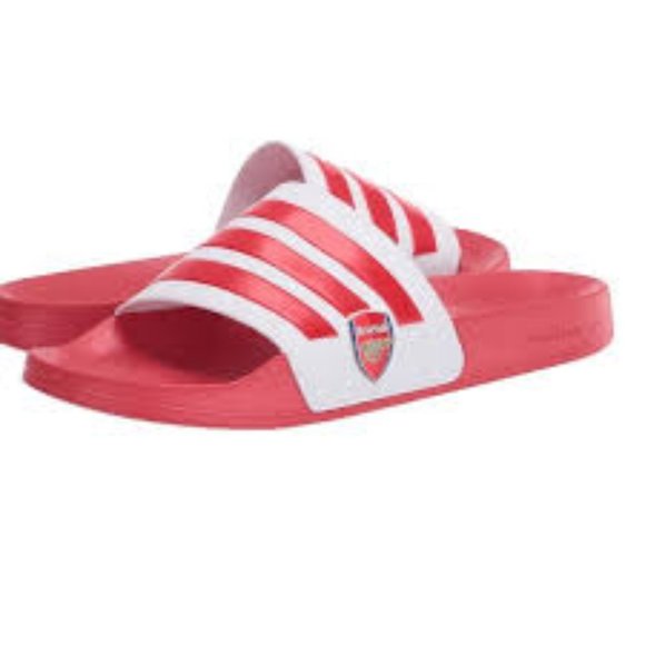 New ADIDAS ADILETTE SHOWER ARSENAL SANDALS, sz 8 main image 10